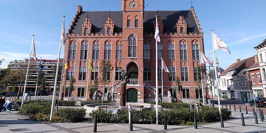 Maldegem centrum stadhuis Maldegem centrum stadhuis